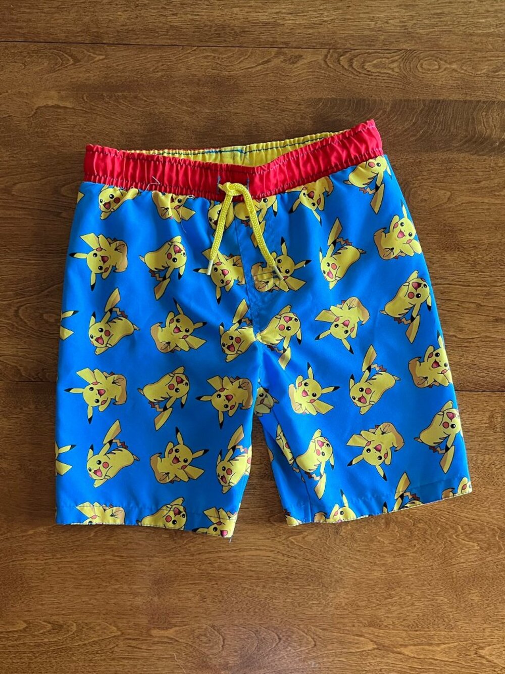 Pokemon blue and yellow Pikachu swim trunks 6